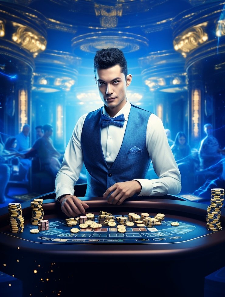 Mobile phone showing bandar poker table lobby on jepe138 login